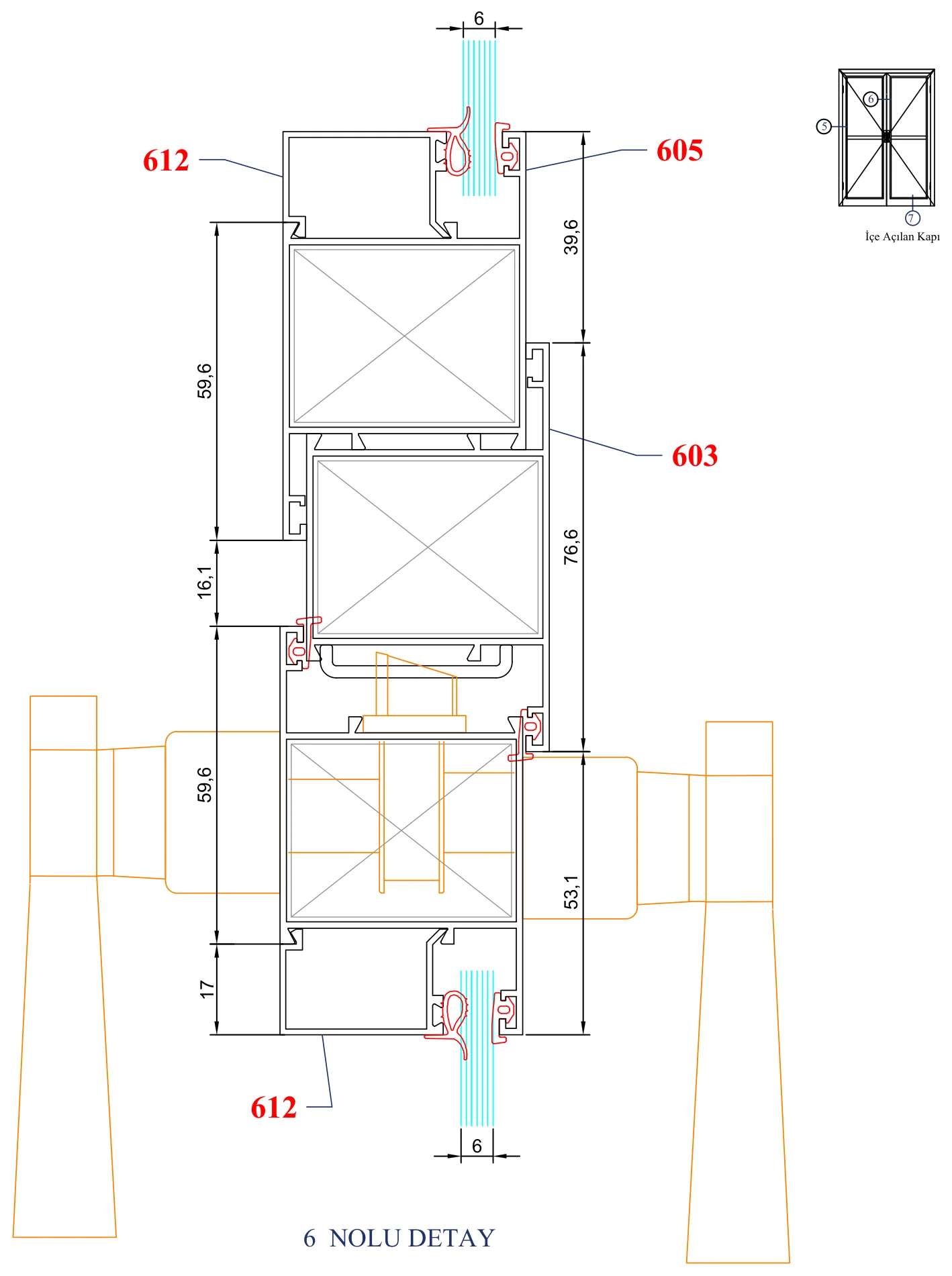 AYD Aldoks – İçe Açılan Kapı – 6 Nolu Detay