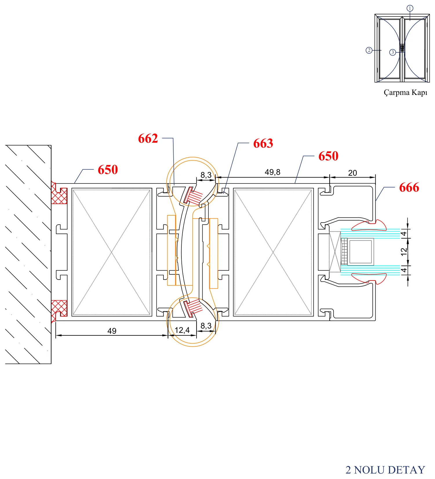 AYD C-60 – Çarpma Kapı – 2 Nolu Detay