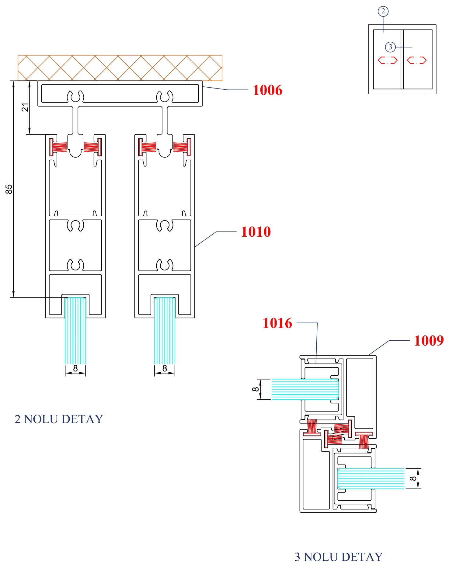 AYD SS135 – 2 ve 3 Nolu Detay