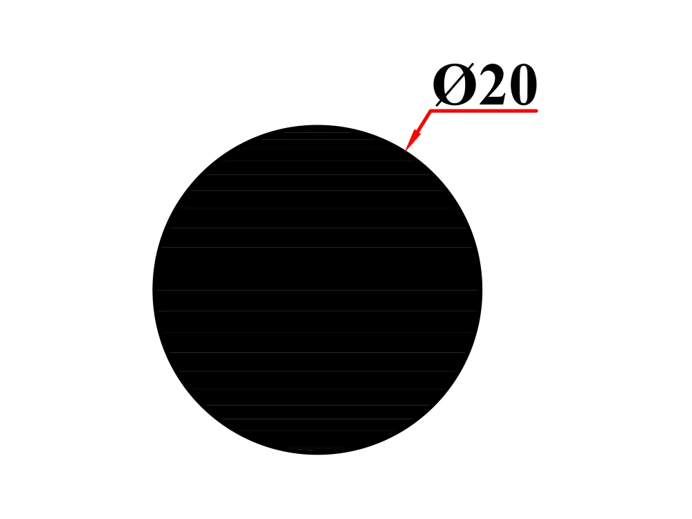 Ø 20 Dolu Profil