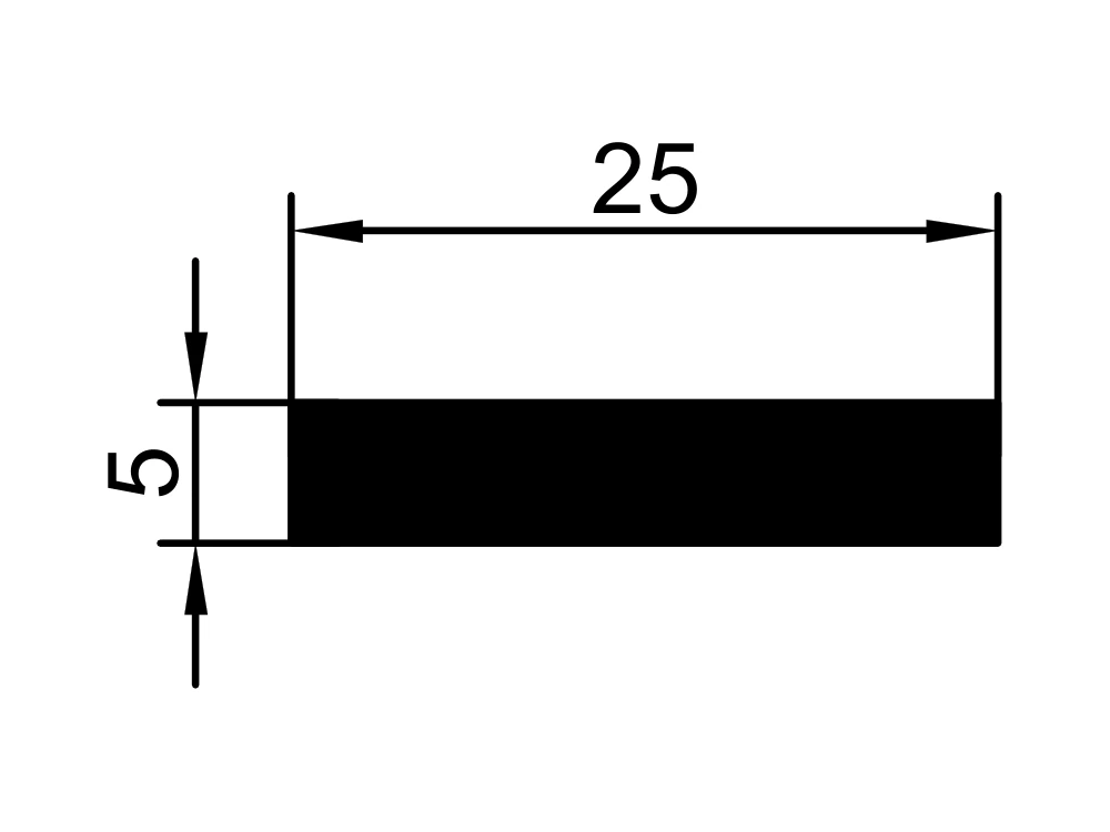 25x5 Lama Profil