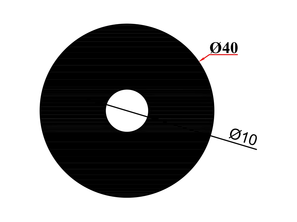 Ø 40*15 Boru Profil