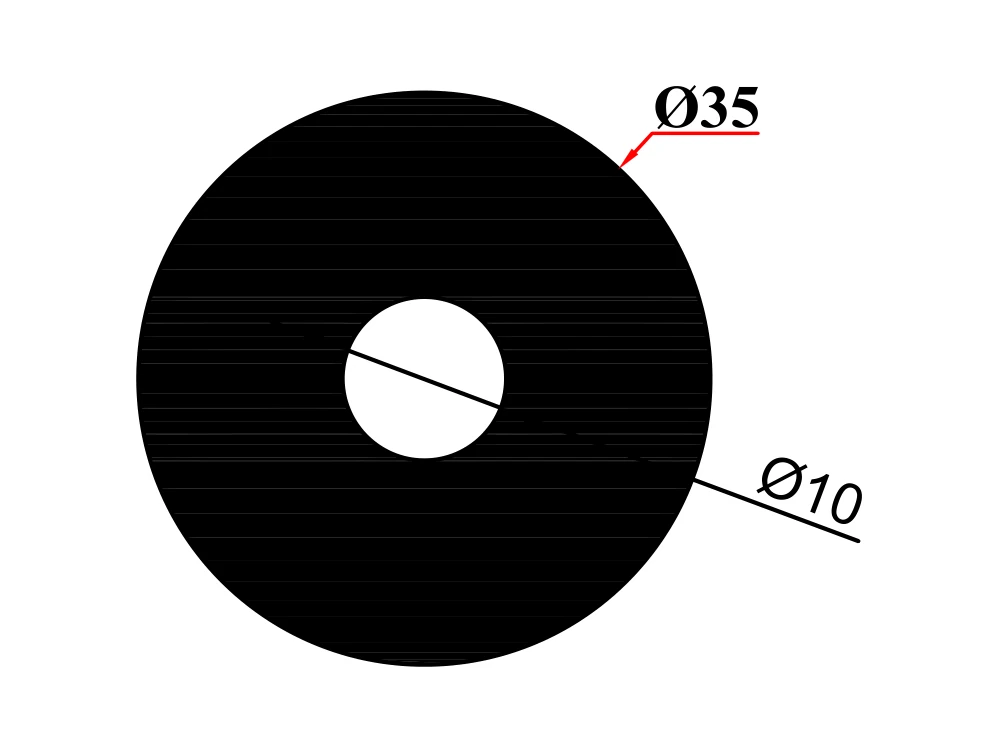 Ø35*12,5 Boru Profil