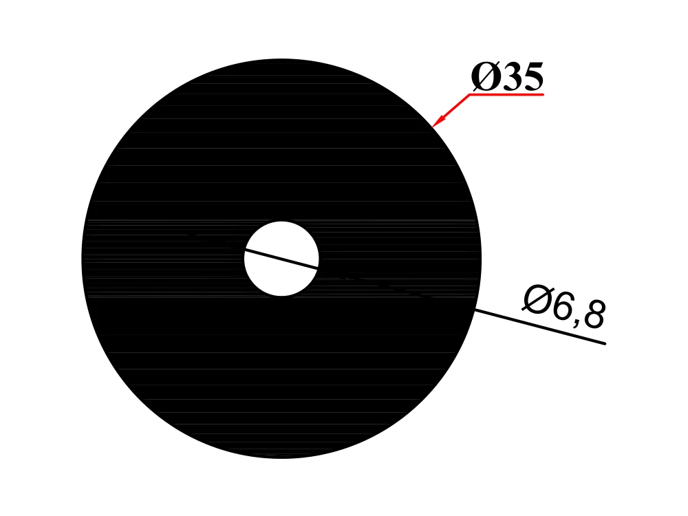 Ø 35*14,1 Boru Profil