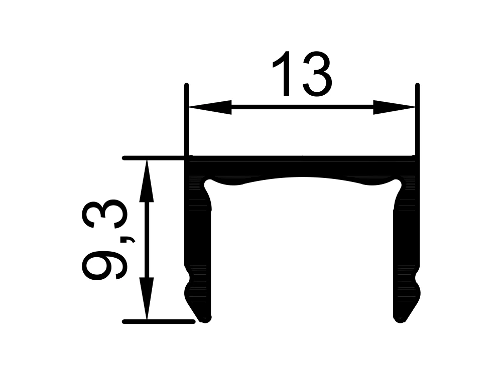 13 mm Çıta Profili