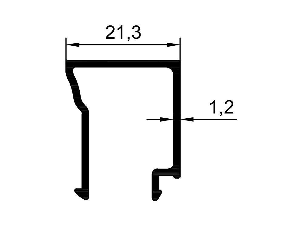 Çıta Profili (21,3 mm)