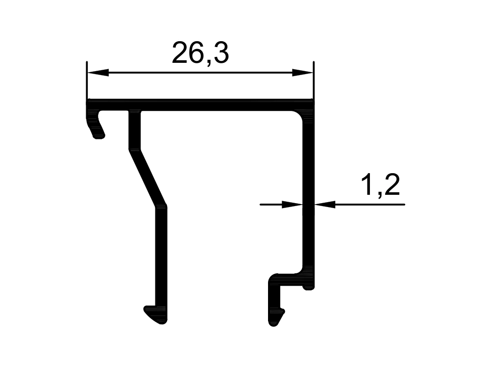 Çıta Profili (26,3 mm)