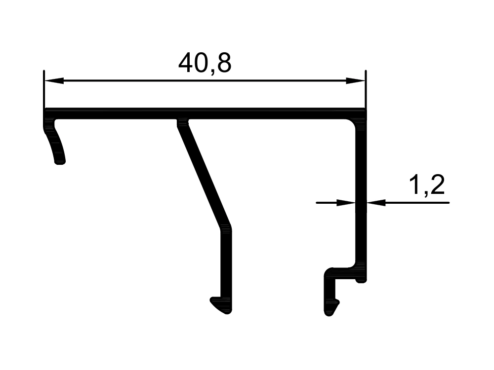 Çıta Profili (40.8 mm)