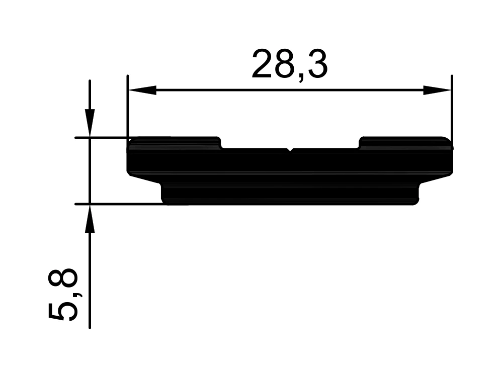 Bottom Rail Profile